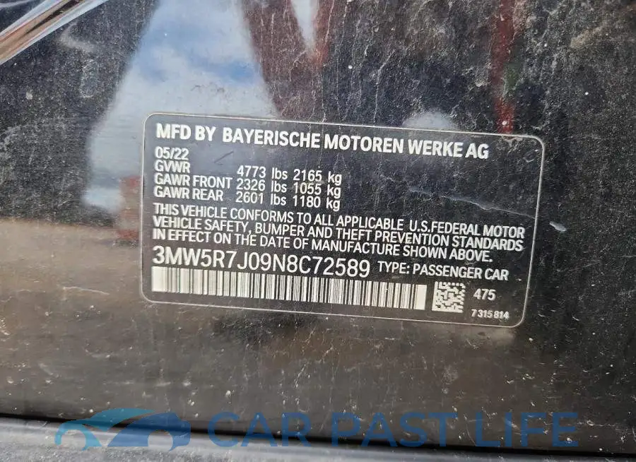 3MW5R7J09N8C72589# 13