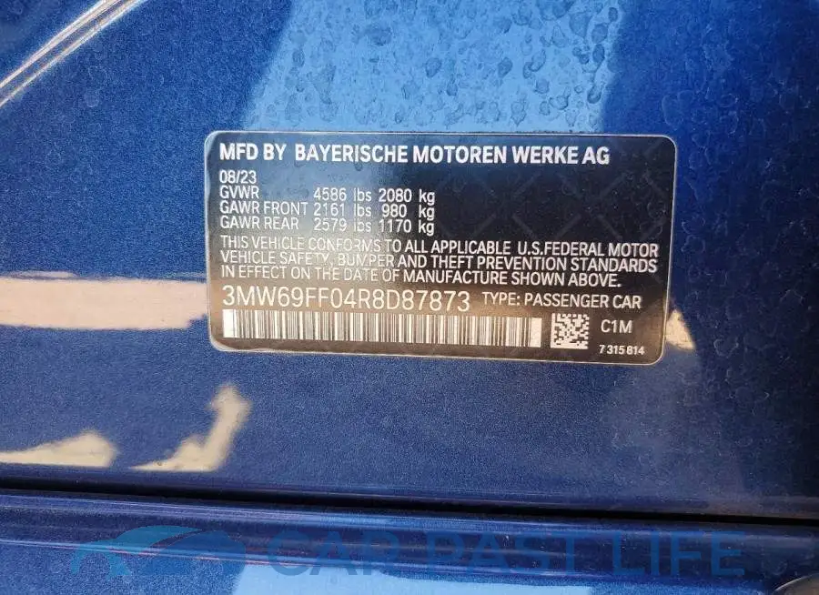 3MW69FF04R8D87873# 13
