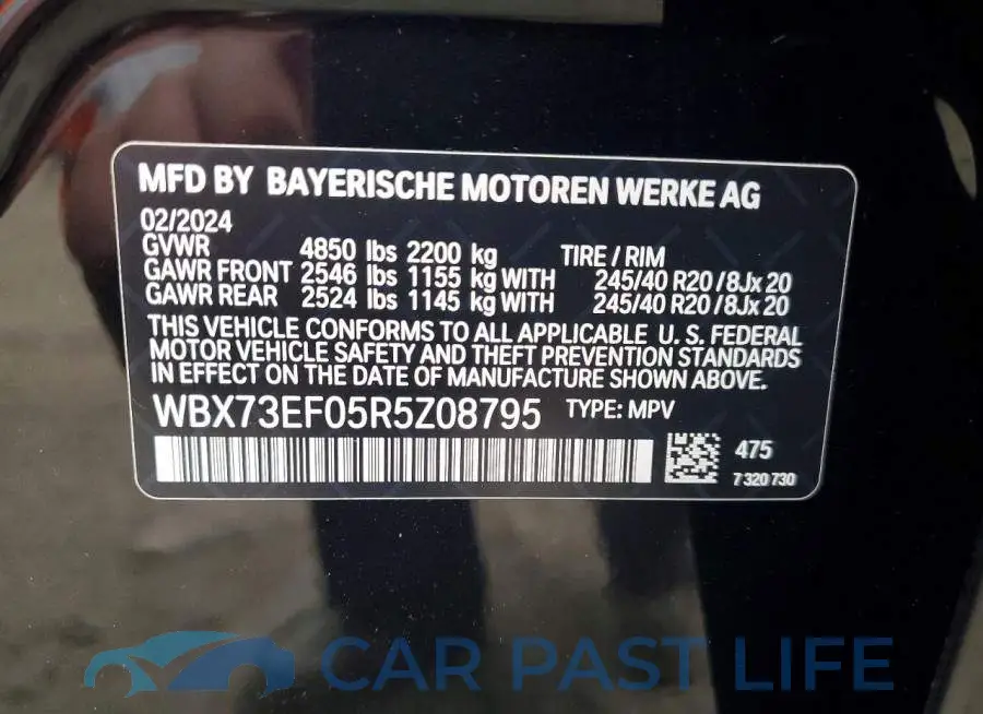 WBX73EF05R5Z08795# 13