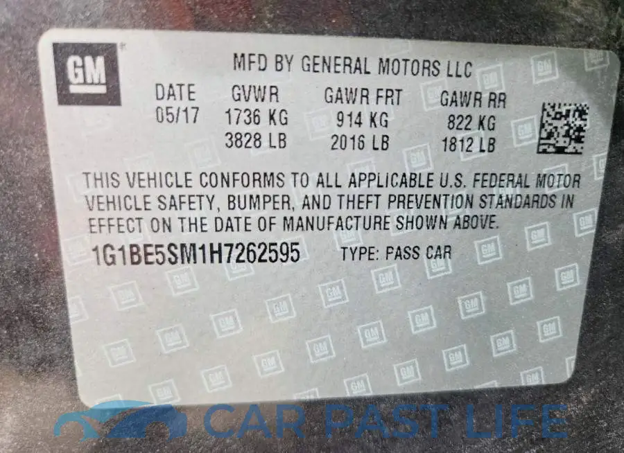 1G1BE5SM1H7262595# 12