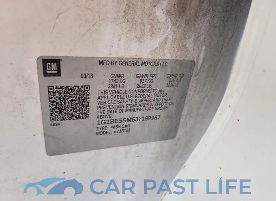 1G1BE5SM6J7199967# 12