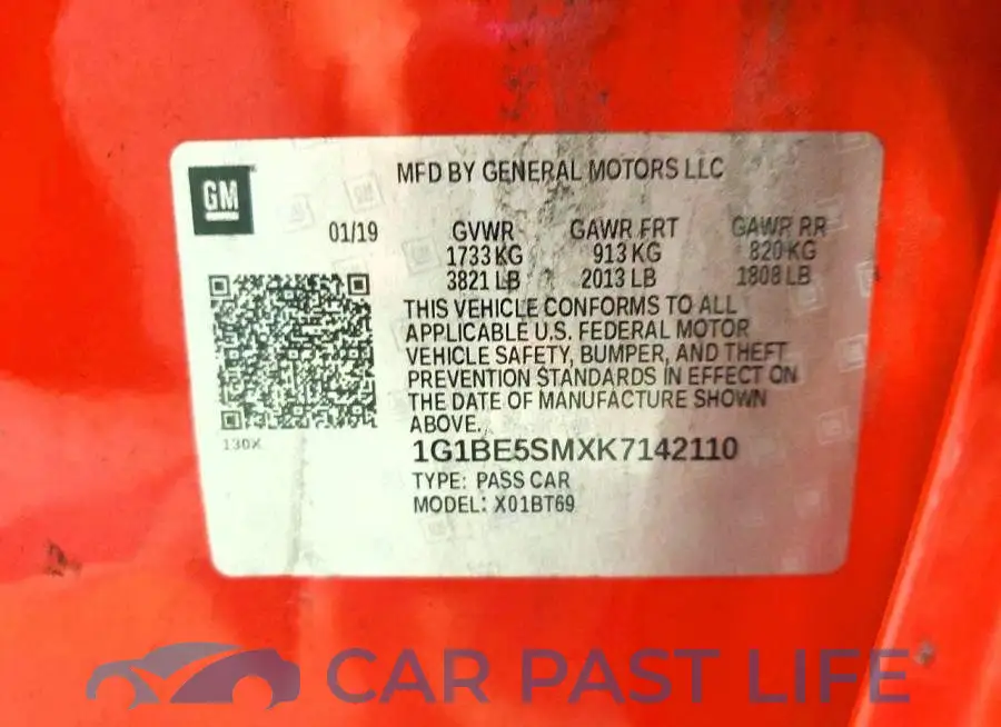 1G1BE5SMXK7142110# 12