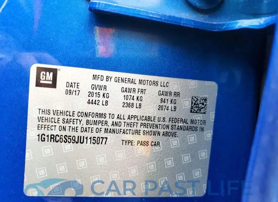 1G1RC6S59JU115077# 12