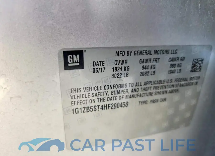 1G1ZB5ST4HF290458# 13