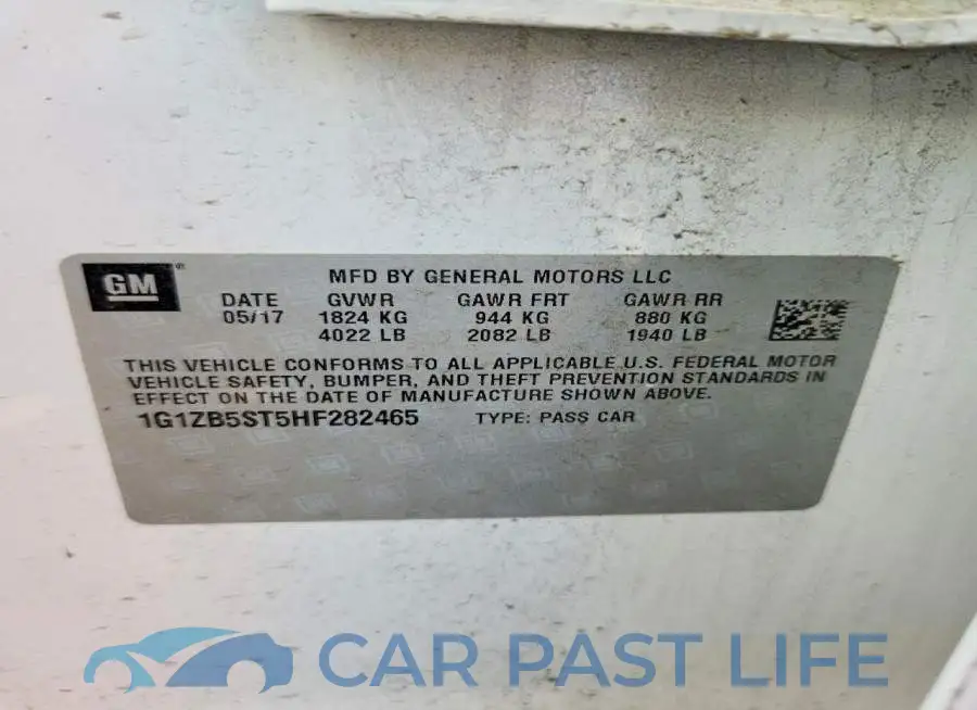 1G1ZB5ST5HF282465# 12