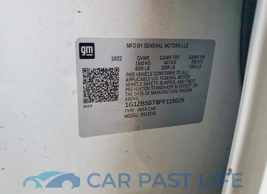 1G1ZB5ST8PF115029# 12