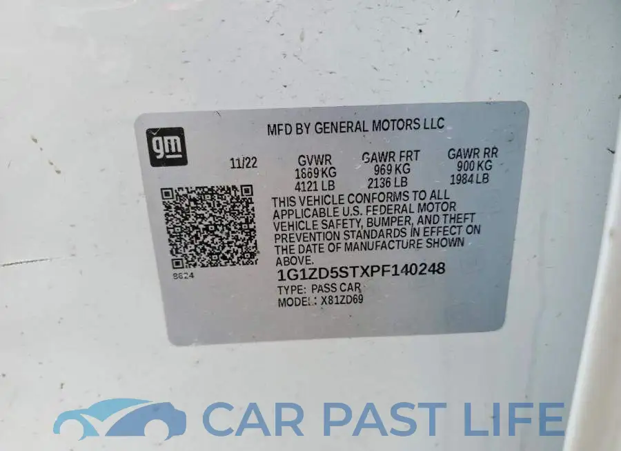 1G1ZD5STXPF140248# 12