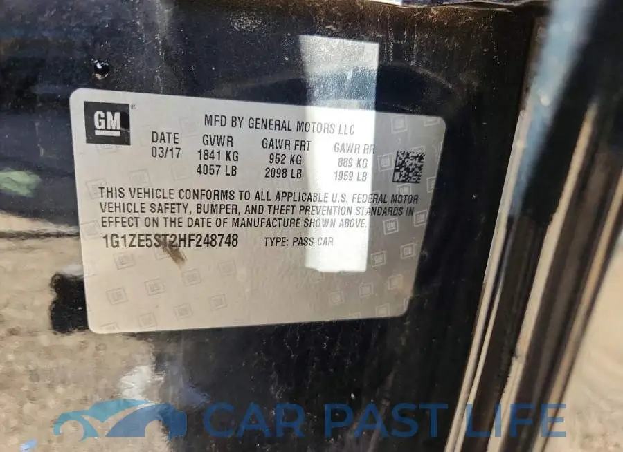 1G1ZE5ST2HF248748# 12