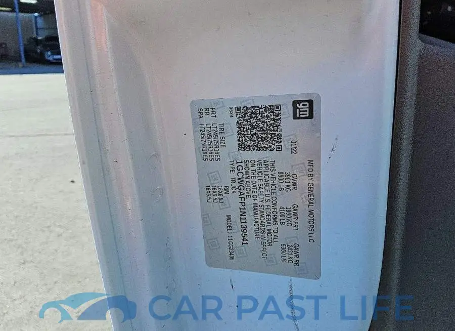 1GCWGAFP1N1139541# 13