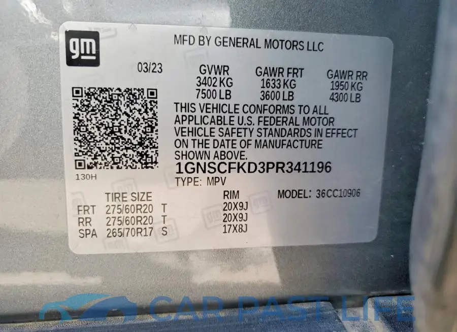 1GNSCFKD3PR341196# 13