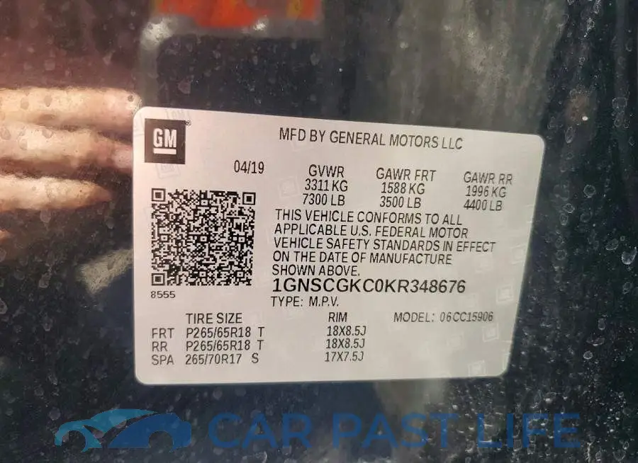 1GNSCGKC0KR348676# 12
