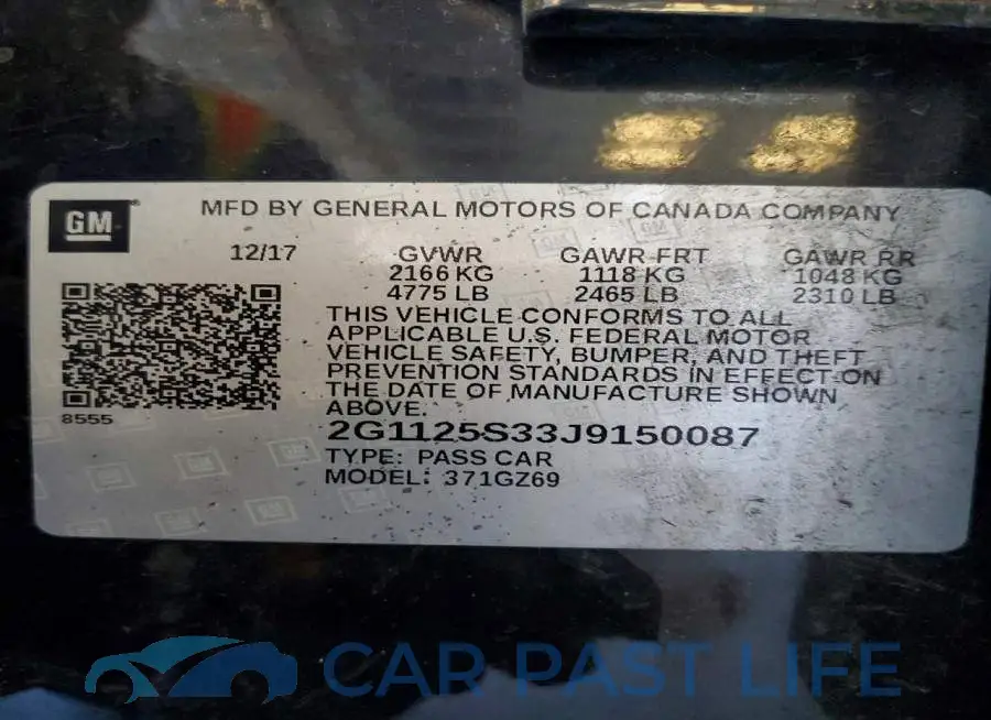 2G1125S33J9150087# 12
