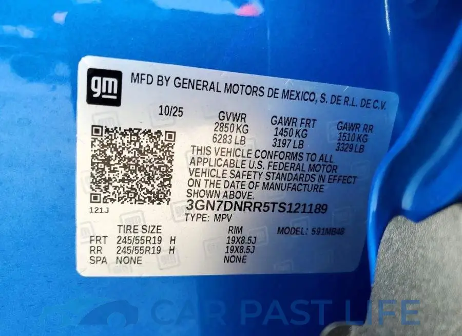 3GN7DNRR5TS121189# 13