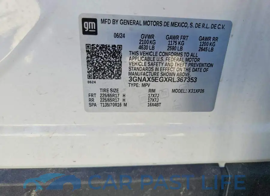 3GNAX5EGXRL367353# 14