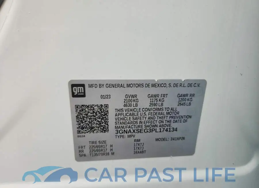 3GNAXSEG3PL174134# 13