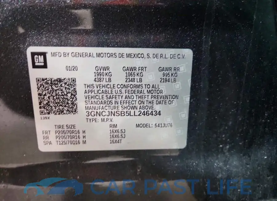 3GNCJNSB5LL246434# 14