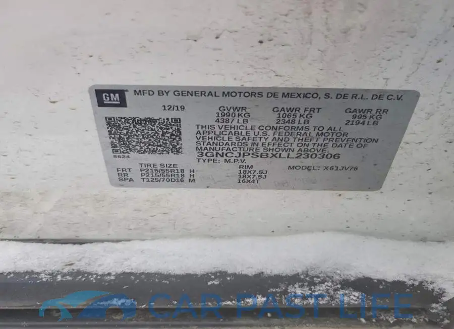3GNCJPSBXLL230306# 13