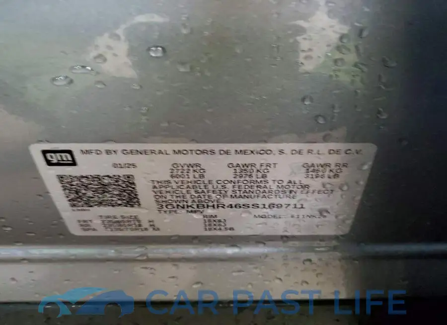 3GNKBHR46SS169711# 13