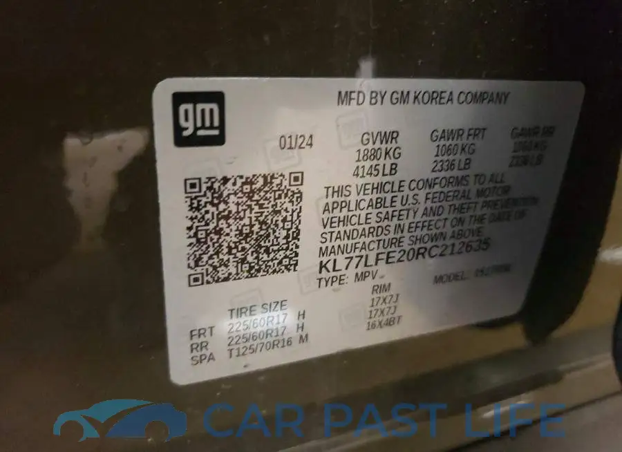 KL77LFE20RC212635# 13