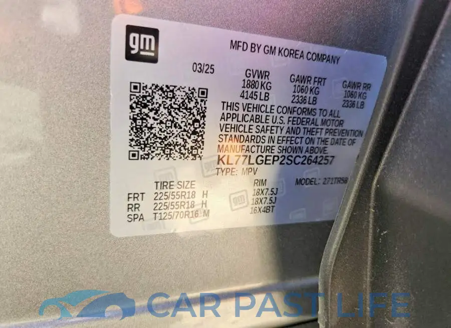 KL77LGEP2SC264257# 13