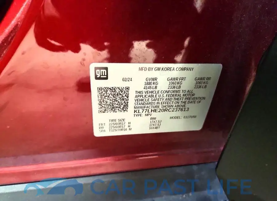 KL77LHE20RC237613# 14