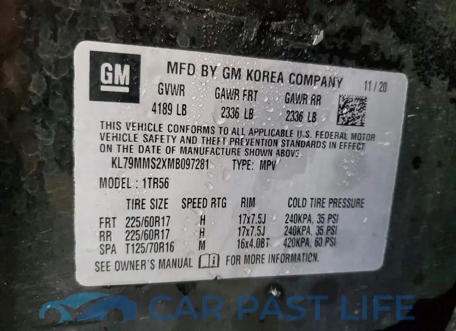 KL79MMS2XMB097281# 14