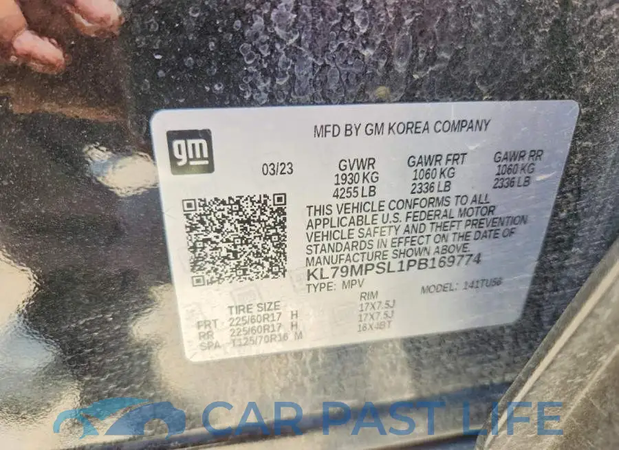 KL79MPSL1PB169774# 12