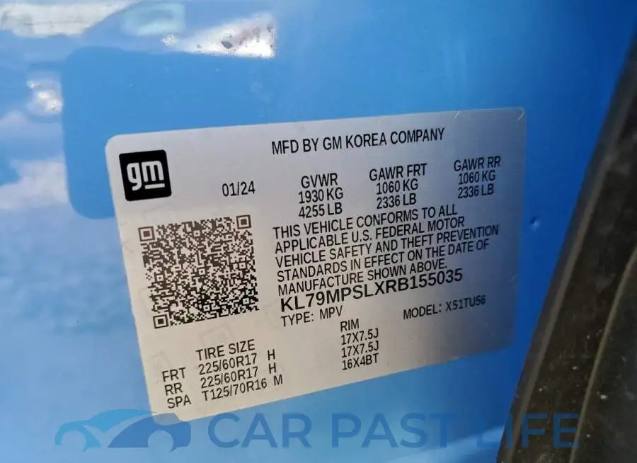 KL79MPSLXRB155035# 12