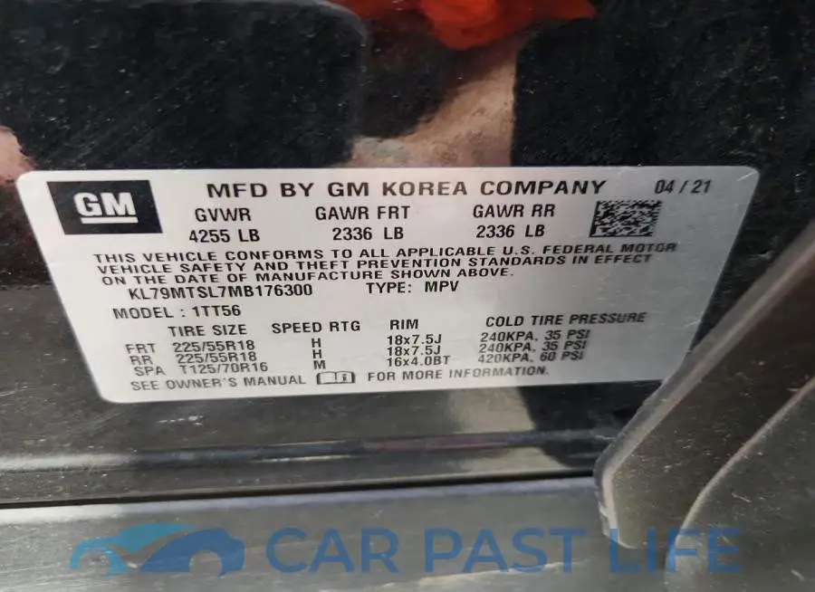 KL79MTSL7MB176300# 13