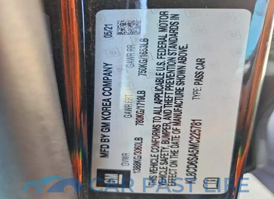 KL8CD6SA5MC225781# 13