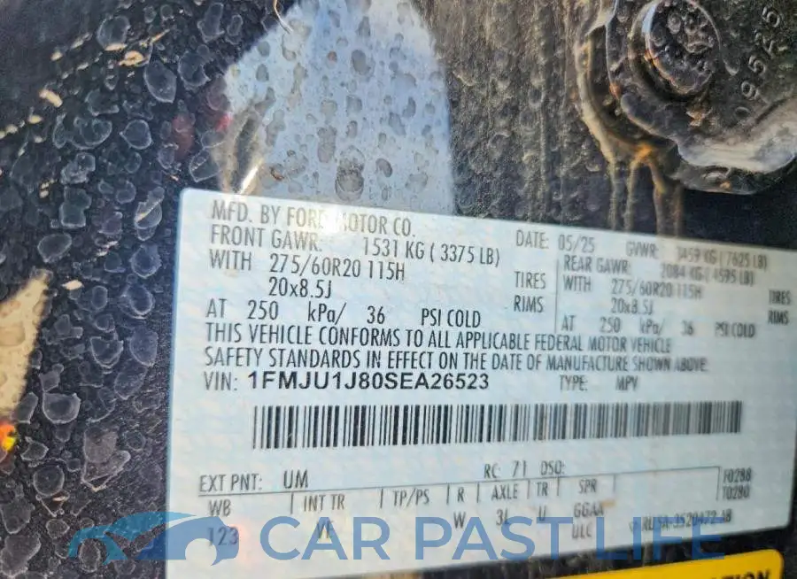 1FMJU1J80SEA26523# 13