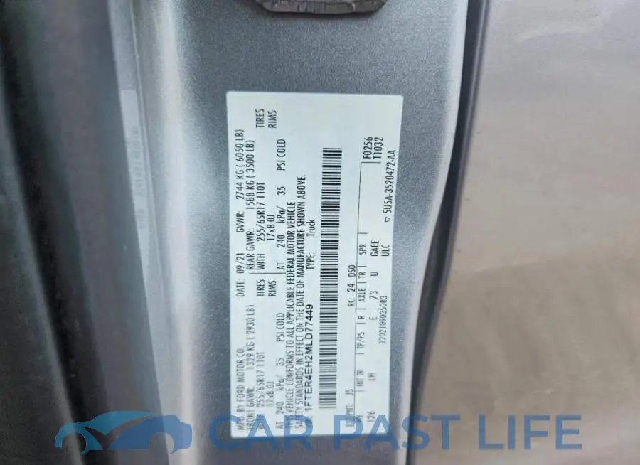 1FTER4EH2MLD77449# 12