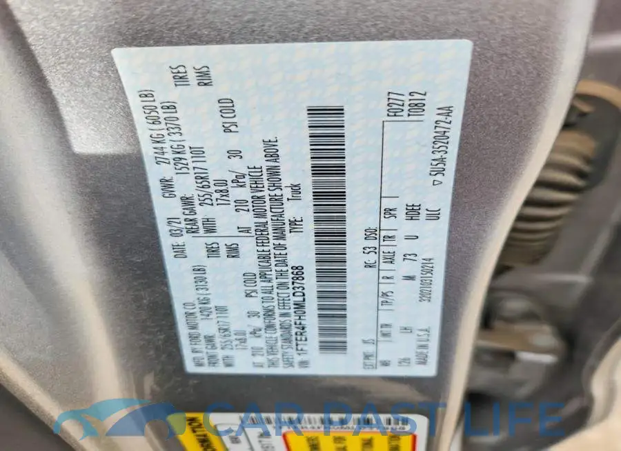 1FTER4FH0MLD37868# 12
