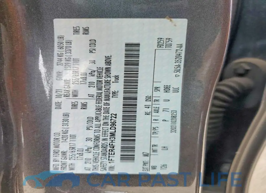 1FTER4FH3MLD96722# 12