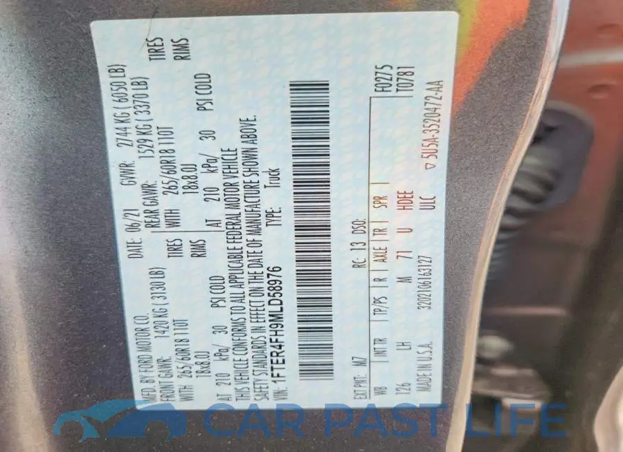 1FTER4FH9MLD58976# 14