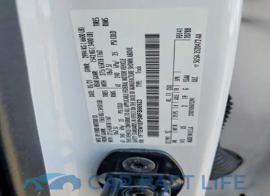 1FTEW1EP5MFB66923# 13