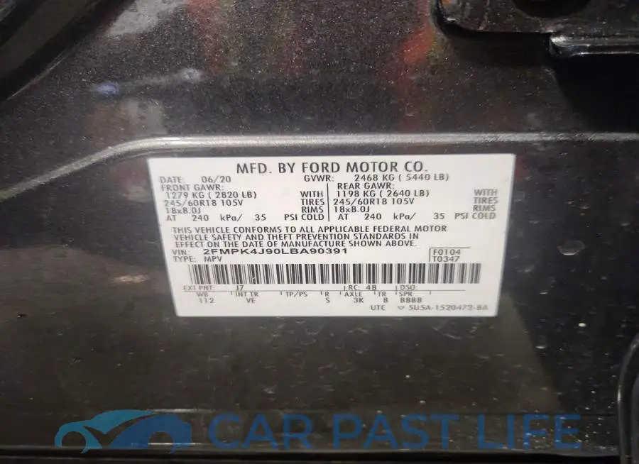 2FMPK4J90LBA90391# 12
