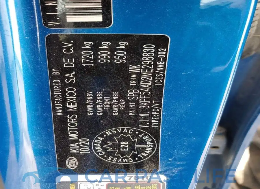 3KPF54AD2ME298830# 12