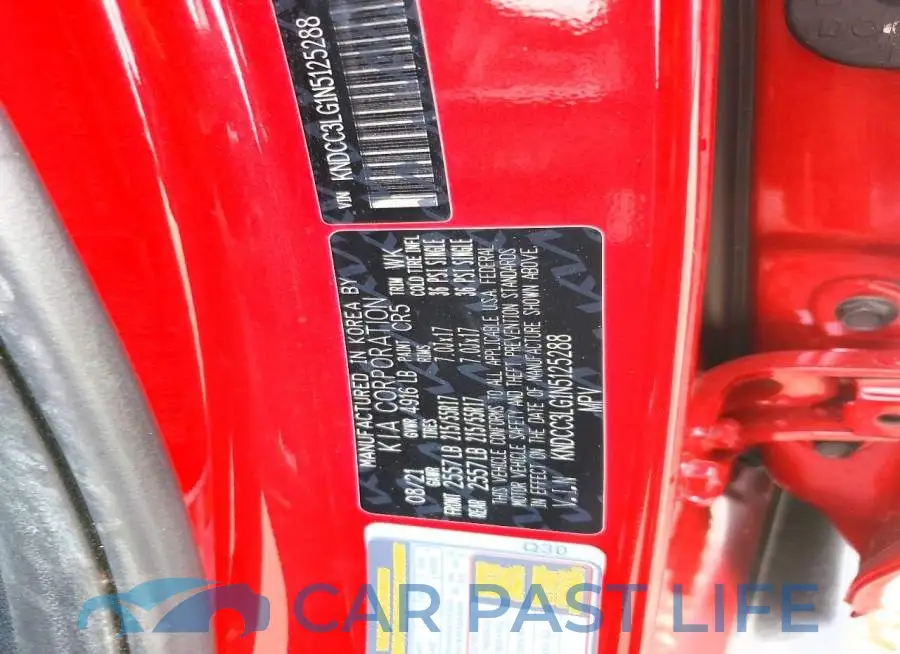 KNDCC3LG1N5125288# 14