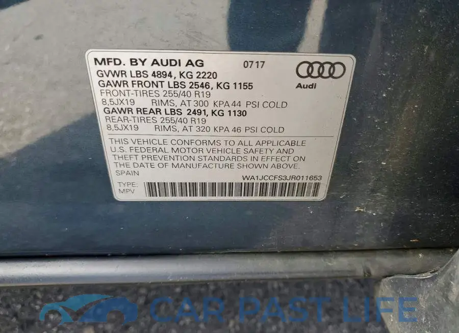 WA1JCCFS3JR011653# 13