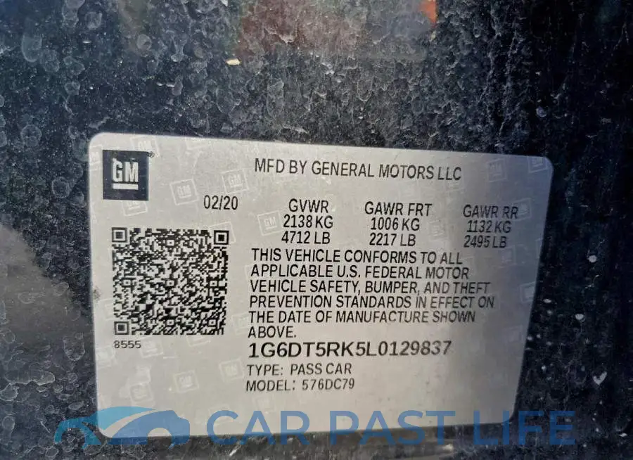 1G6DT5RK5L0129837# 12