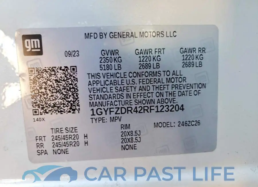 1GYFZDR42RF123204# 13