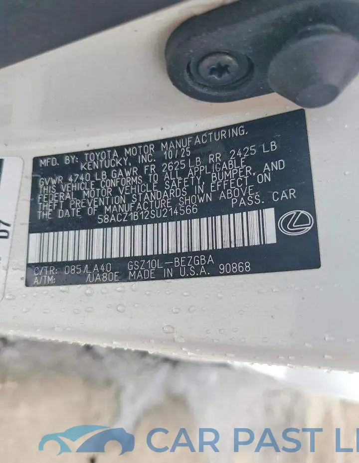 58ACZ1B12SU214566# 12