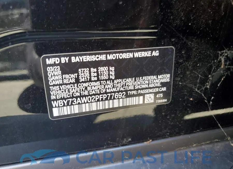 WBY73AW02PFP77692# 12