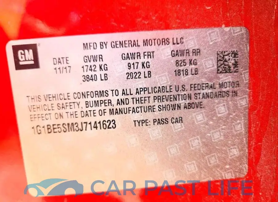 1G1BE5SM3J7141623# 13