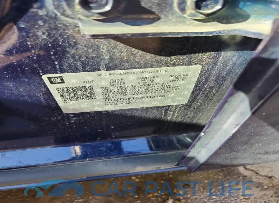 1G1ZB5ST6JF112296# 13