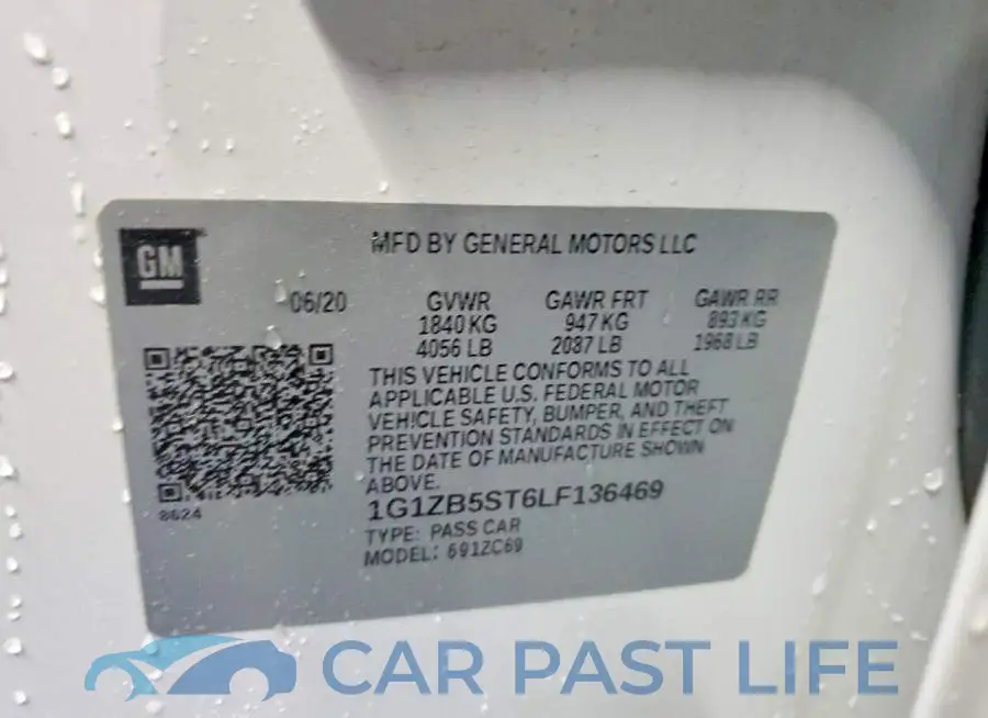 1G1ZB5ST6LF136469# 12