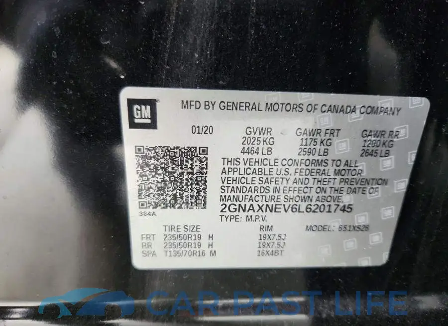 2GNAXNEV6L6201745# 14