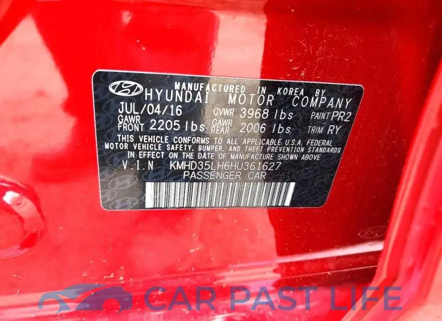 KMHD35LH6HU361627# 12