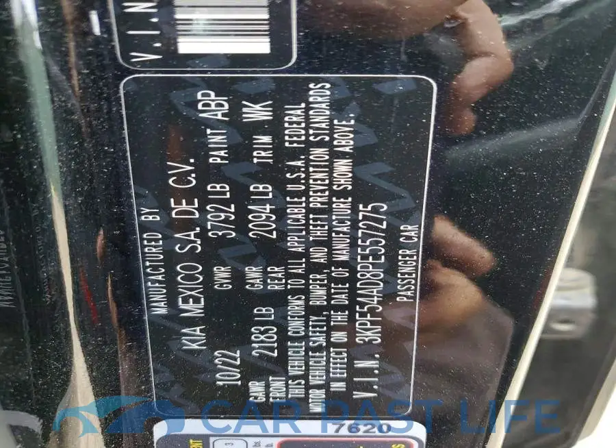 3KPF54AD8PE557275# 12